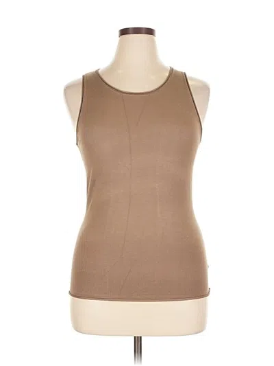 Splendid Tank Top Brown Halter Neckline Tops
