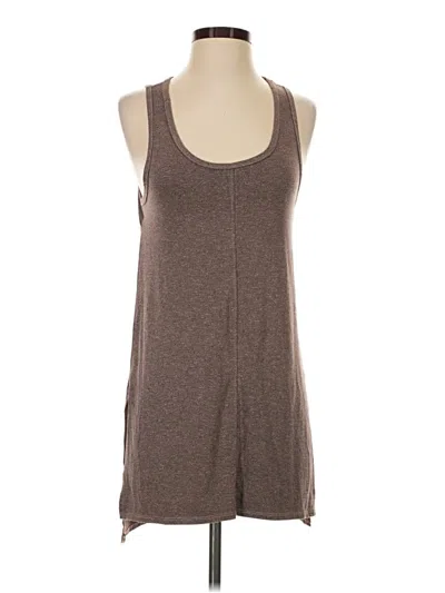 Pre-owned Splendid Tank Top Brown Halter Neckline Tops