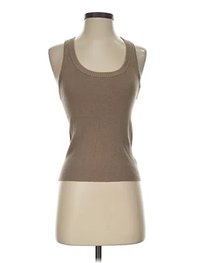 Pre-owned Splendid Tank Top Brown Strapless Neckline Tops