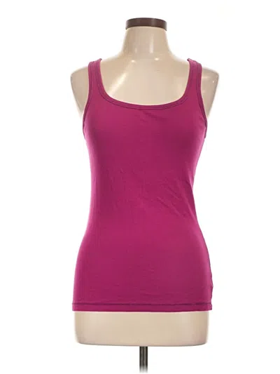 Pre-owned Splendid Tank Top Burgundy Strapless Neckline Tops