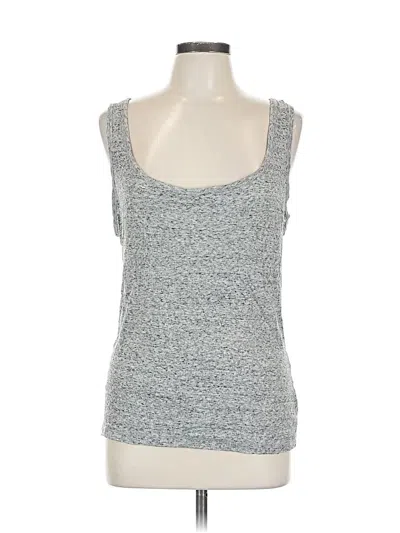 Pre-owned Splendid Tank Top Gray Square Neckline Tops