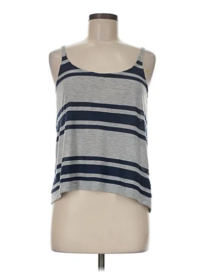 Pre-owned Splendid Tank Top Gray Strapless Neckline Tops