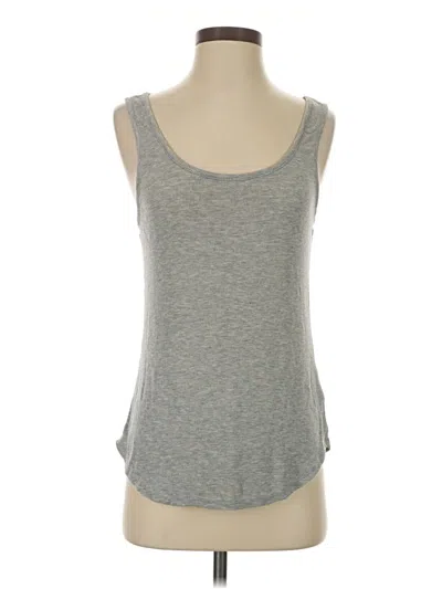 Pre-owned Splendid Tank Top Gray Strapless Neckline Tops