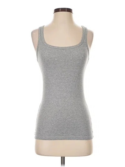 Pre-owned Splendid Tank Top Gray Strapless Neckline Tops