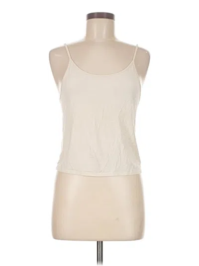 Pre-owned Splendid Tank Top Ivory Halter Neckline Tops