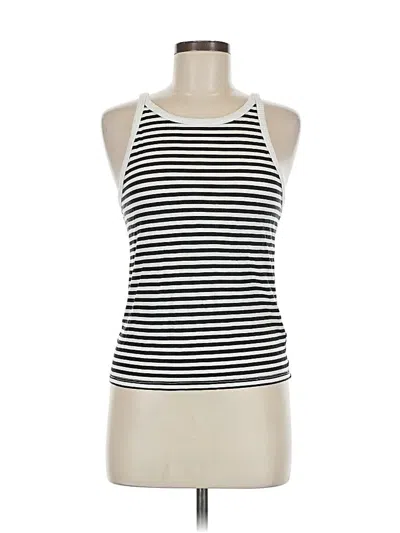 Pre-owned Splendid Tank Top Ivory Halter Neckline Tops In White