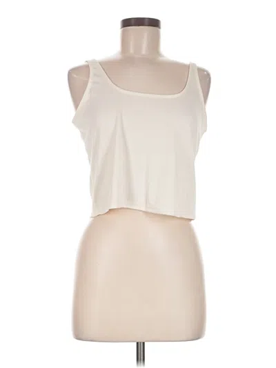 Pre-owned Splendid Tank Top Ivory Strapless Neckline Tops