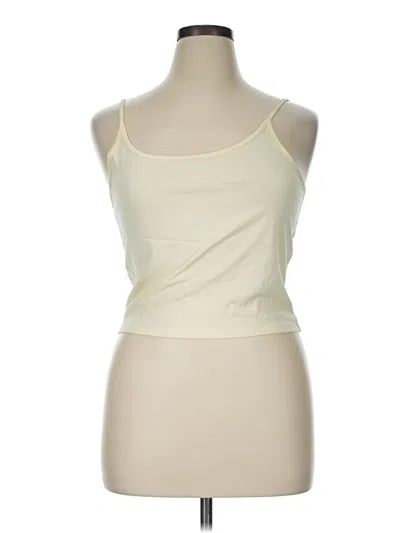 Pre-owned Splendid Tank Top Ivory Strapless Neckline Tops