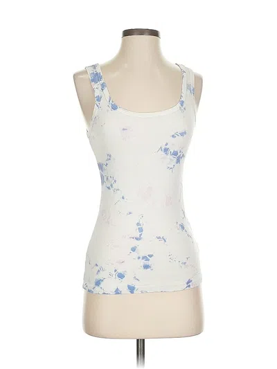 Pre-owned Splendid Tank Top Ivory Strapless Neckline Tops In White