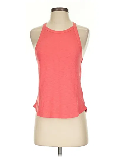 Pre-owned Splendid Tank Top Orange Halter Neckline Tops