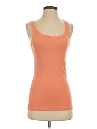 Pre-owned Splendid Tank Top Orange Strapless Neckline Tops