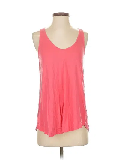 Pre-owned Splendid Tank Top Pink Halter Neckline Tops
