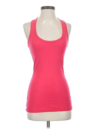 Pre-owned Splendid Tank Top Pink Halter Neckline Tops