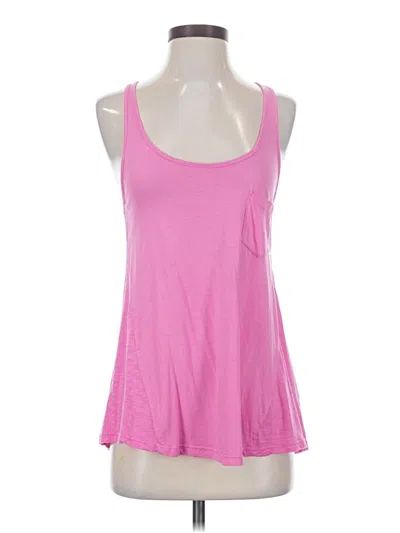 Pre-owned Splendid Tank Top Pink Halter Neckline Tops