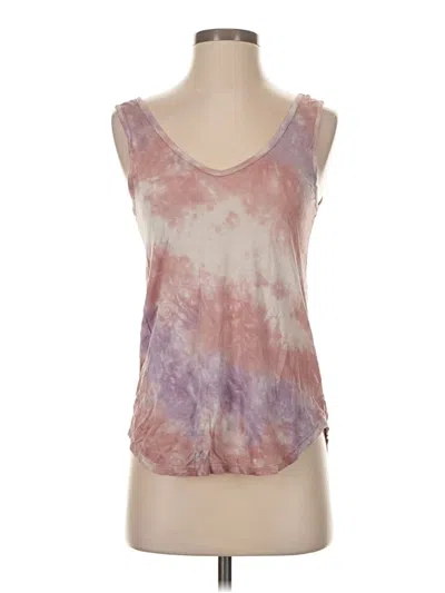 Pre-owned Splendid Tank Top Pink Sweetheart Neckline Tops