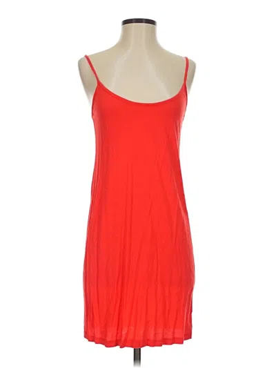 Pre-owned Splendid Tank Top Red Strapless Neckline Tops