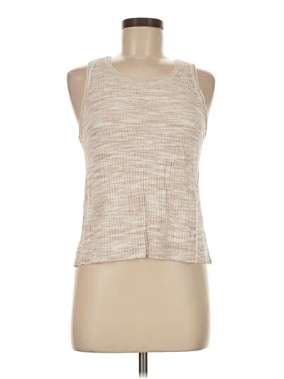 Pre-owned Splendid Tank Top Tan Strapless Neckline Tops