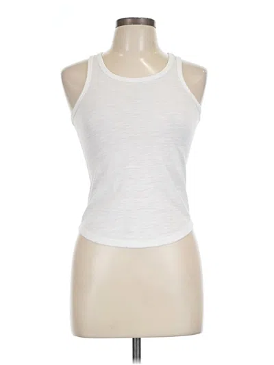 Pre-owned Splendid Tank Top White Halter Neckline Tops