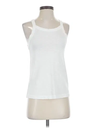 Pre-owned Splendid Tank Top White Halter Neckline Tops