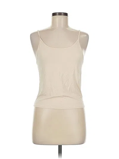 Pre-owned Splendid Tank Top Yellow Halter Neckline Tops