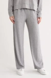 Splendid Textured Knit Pants In Gray
