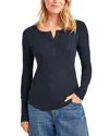 Splendid Thermal Forever Henley In Navy
