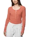 Splendid Thermal Forever Henley In Orange