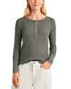 Splendid Classic Thermal Henley In Soft Vob