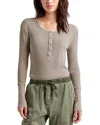 Splendid Thermal Forever Henley In Tawny