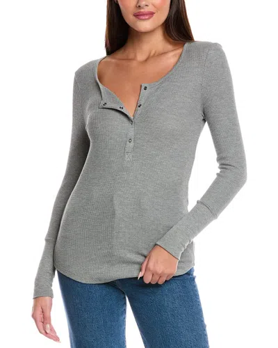 Splendid Thermal Henley In Gray