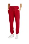 Splendid Tia Supersoft Jogger In Ruby In Red
