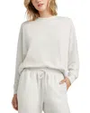 Splendid Tia Supersoft Sweatshirt In Ice