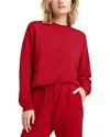 Splendid Tia Supersoft Sweatshirt In Ruby