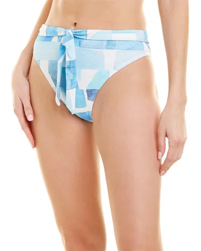 SPLENDID SPLENDID TIE-FRONT HIGH-LEG BIKINI BOTTOM