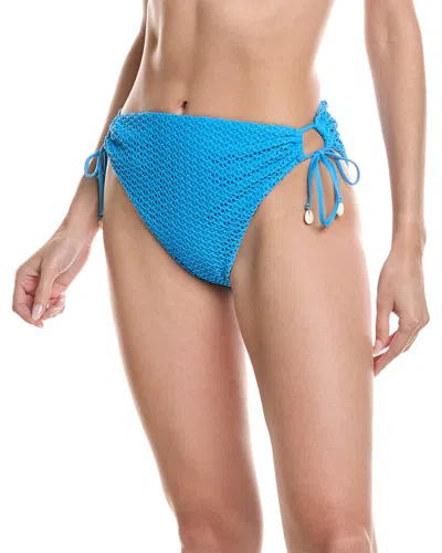 Splendid Tie Side Tunnel High Leg Bottom In Blue