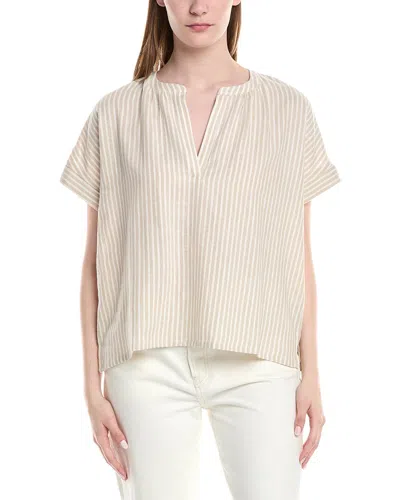 Splendid Tina Linen-blend Blouse