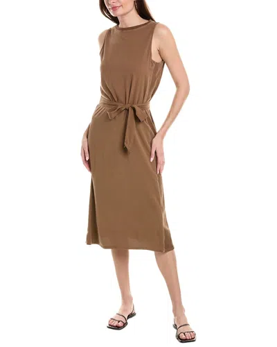 Splendid Tommie Midi Dress In Brown