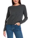 Splendid Tori Cashmere Sweater In Gray