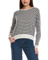 Splendid Tori Cashmere Sweater In White