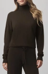 Splendid Tori Cashmere Turtleneck Sweater In Black