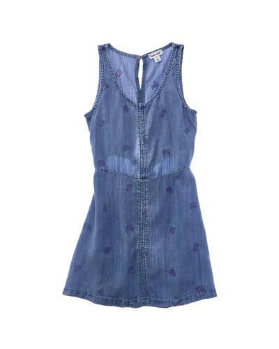 Splendid Kids' Tossed Flower Dress In Blue