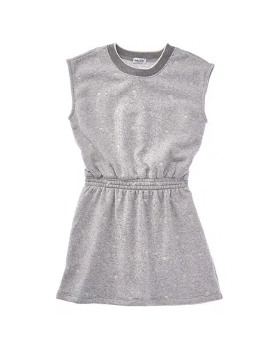 Splendid Kids' Tossed Hearts Dress In Gray