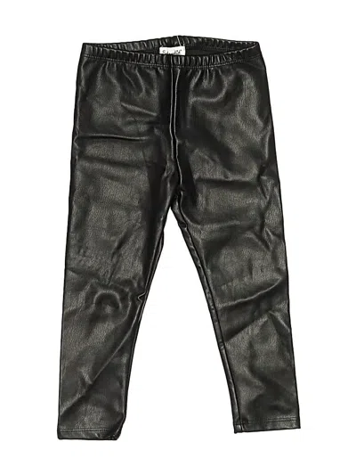 Pre-owned Splendid Kids' Track Pants In Black