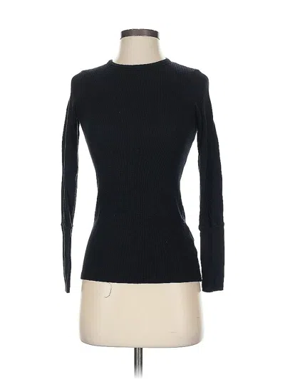 Pre-owned Splendid Turtleneck Sweater In Black