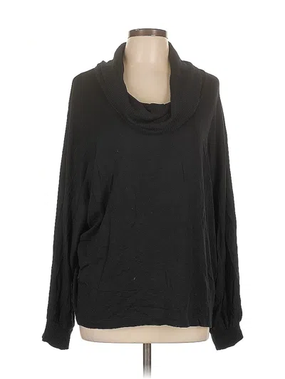 Pre-owned Splendid Turtleneck Sweater In Black