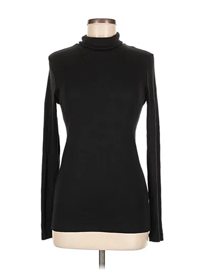 Pre-owned Splendid Turtleneck Sweater In Black