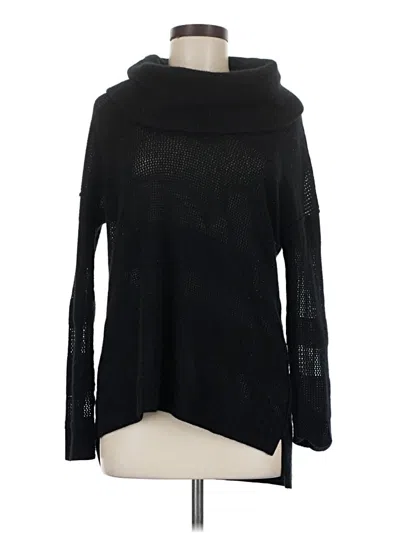 Pre-owned Splendid Turtleneck Sweater In Black