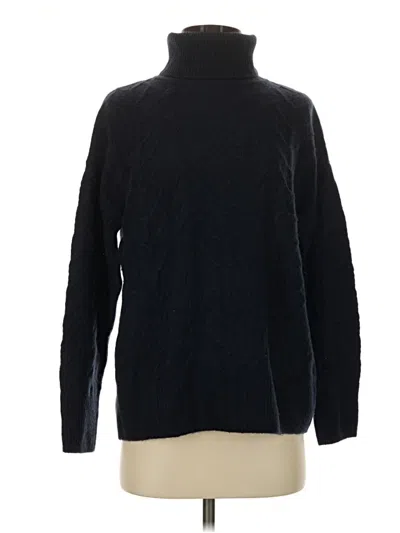 Pre-owned Splendid Turtleneck Sweater In Black