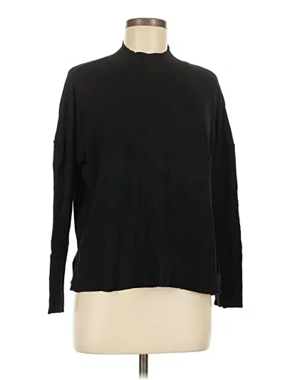 Pre-owned Splendid Turtleneck Sweater In Black