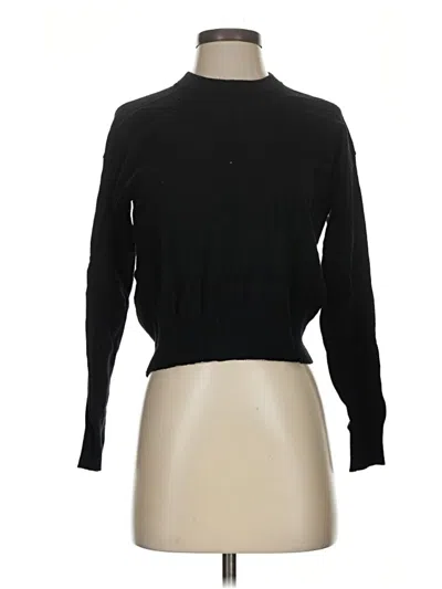 Pre-owned Splendid Turtleneck Sweater In Black